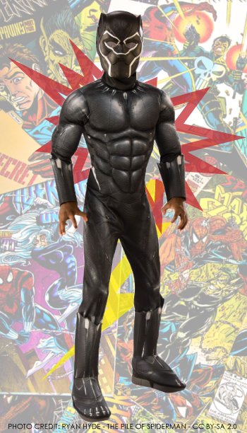 Child Black Panther Licensed Deluxe Costume