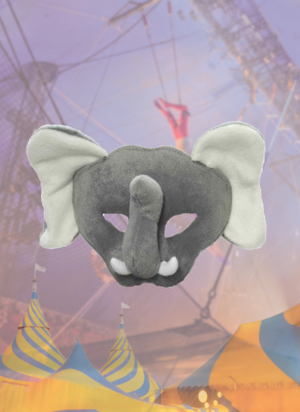 Elephant Animal Headband Mask