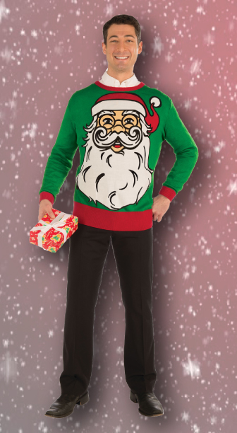 Big Santa Claus Ugly Christmas Sweater