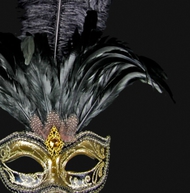 Sisi Feathered Mask