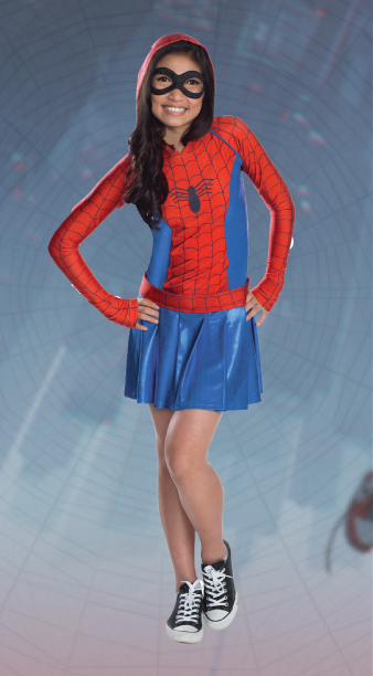 Kids Marvel Spider Girl Hoodie Costume